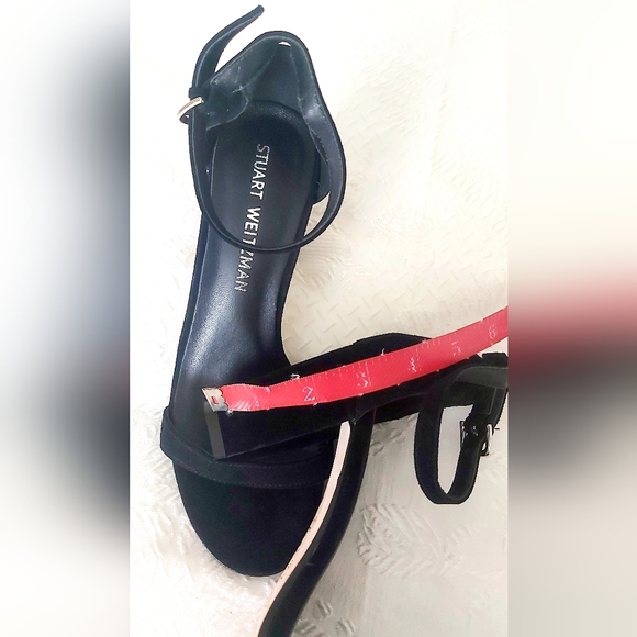 Stuart Weitzman Suede Slingbacks Sandals Size 38/7.5 - Picture 10 of 10